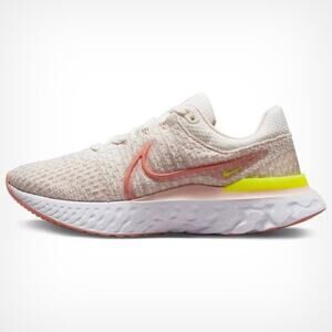 Nike Women's React Infinity Run Flyknit 3 Pink Madder Root Size 7 Run DD3024-102